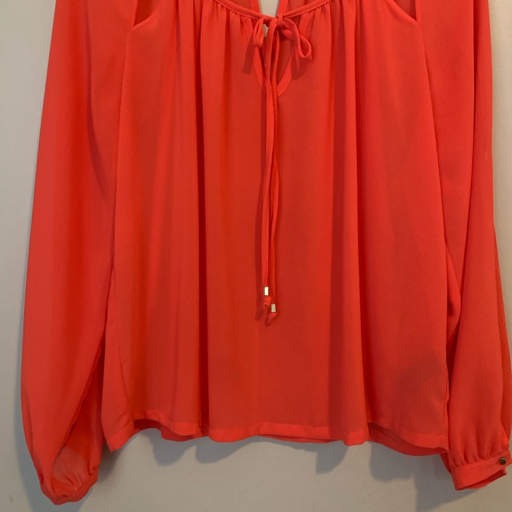 Forever 21 orange size S blouse - Picture 6 of 11